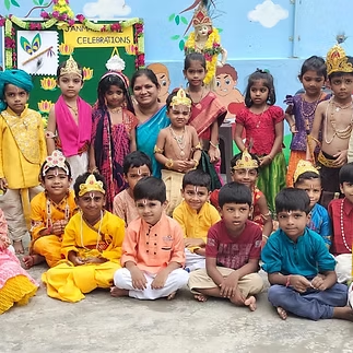Janmashtami Celebrations with Little Krishnas and Radhas at Platinum Schools